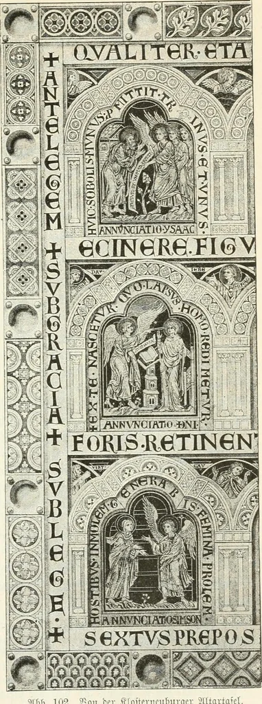 An illustration from Deutsche Kunstgeschichte, 1888, leaf 166