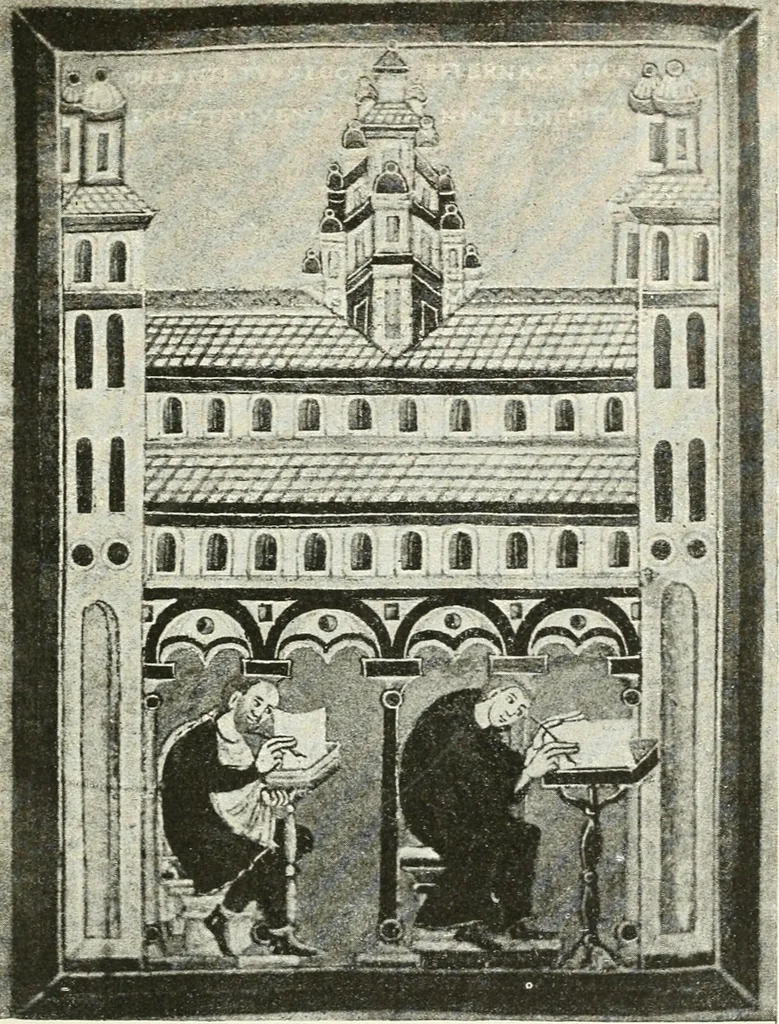 An illustration from Deutsche Kunstgeschichte, 1888, leaf 170