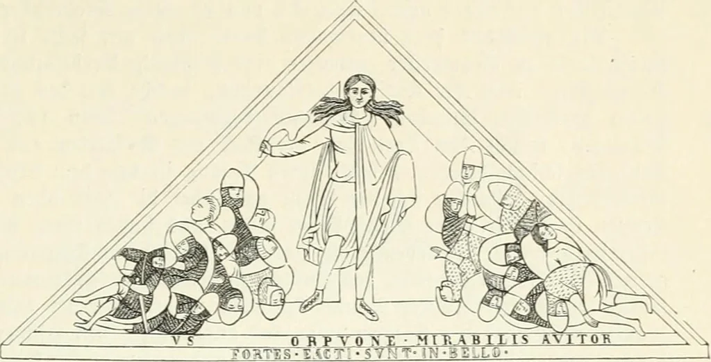 An illustration from Deutsche Kunstgeschichte, 1888, leaf 178