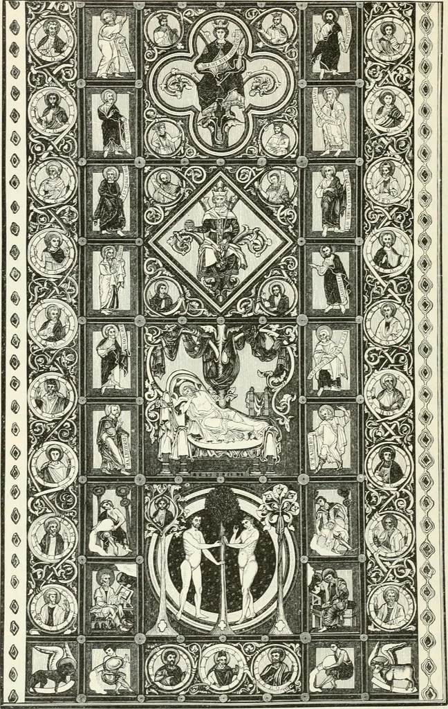 An illustration from Deutsche Kunstgeschichte, 1888, leaf 181