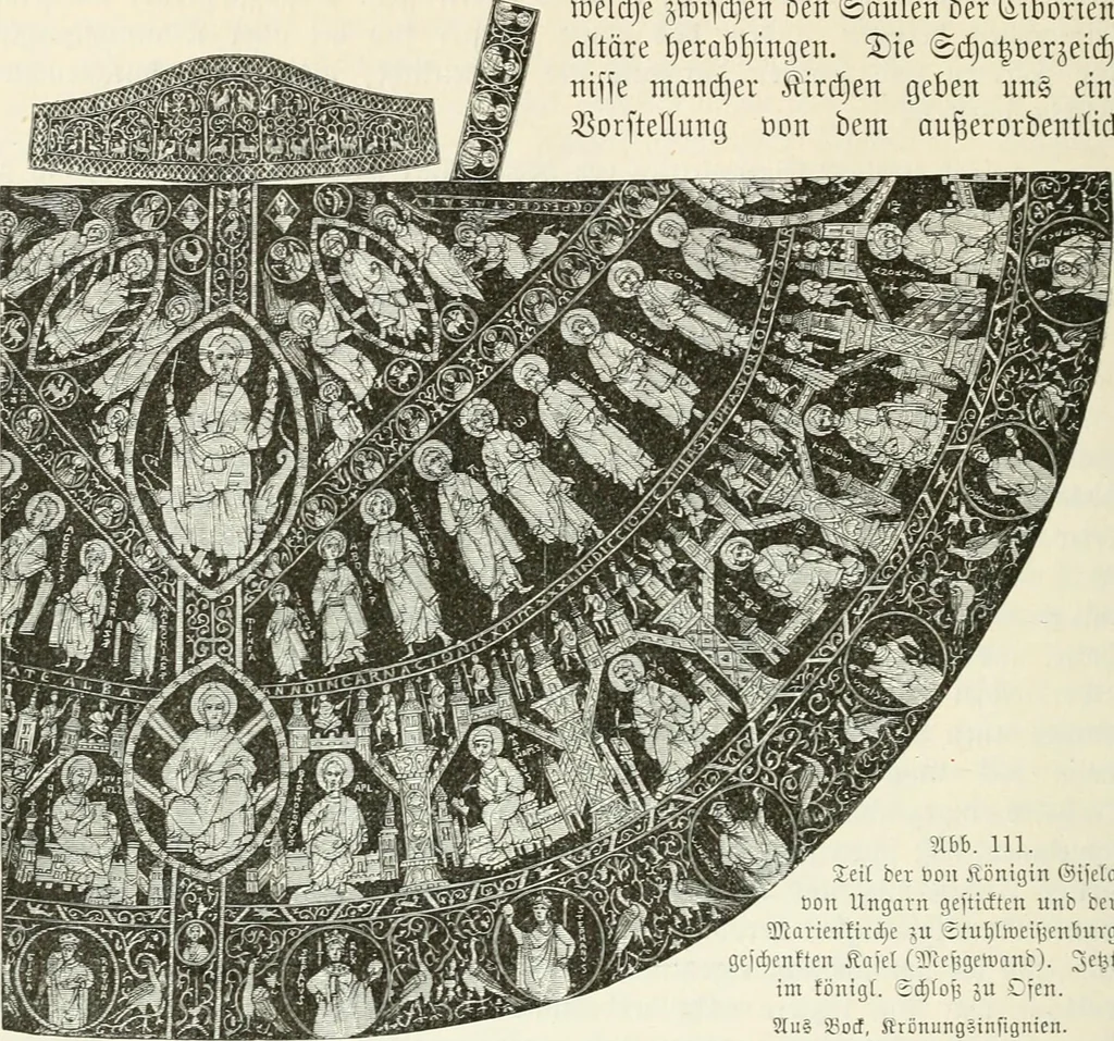 An illustration from Deutsche Kunstgeschichte, 1888, leaf 185