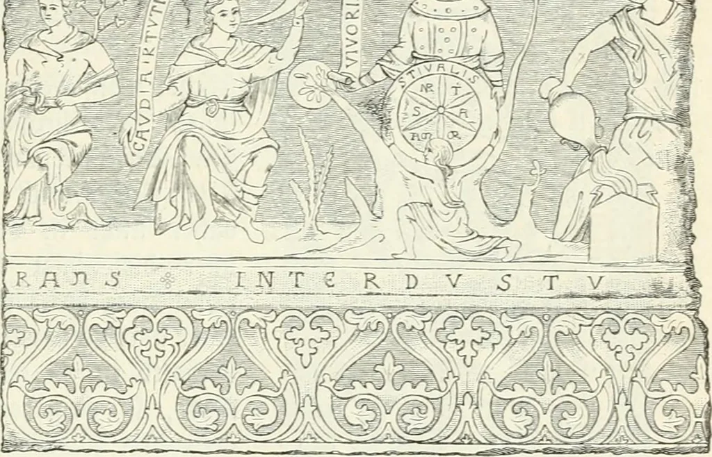 An illustration from Deutsche Kunstgeschichte, 1888, leaf 186