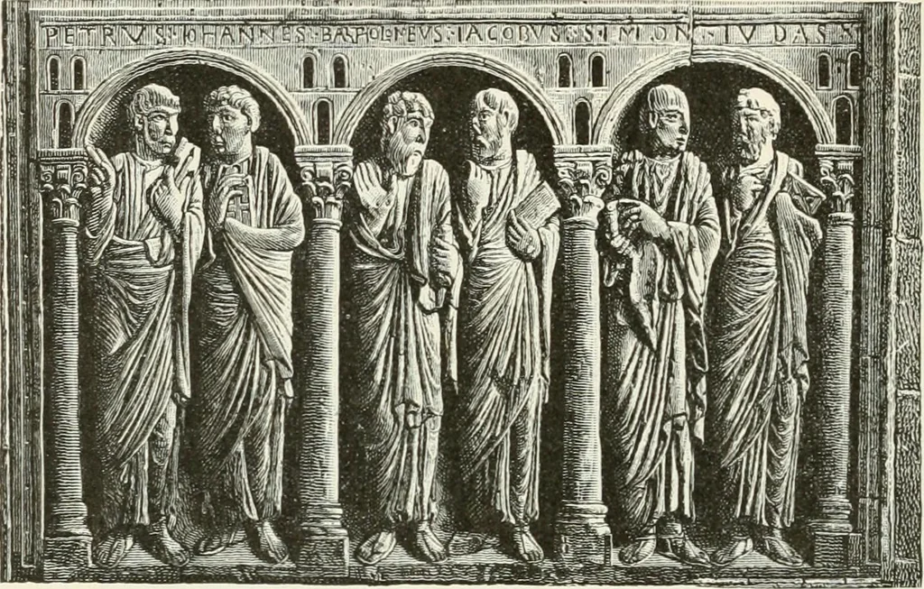 An illustration from Deutsche Kunstgeschichte, 1888, leaf 193