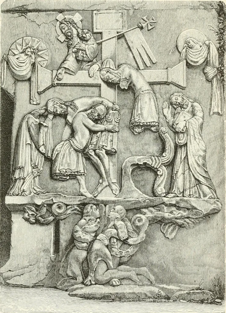An illustration from Deutsche Kunstgeschichte, 1888, leaf 194