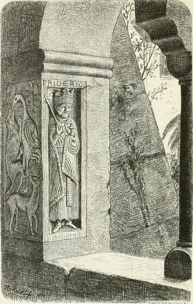 An illustration from Deutsche Kunstgeschichte, 1888, leaf 197
