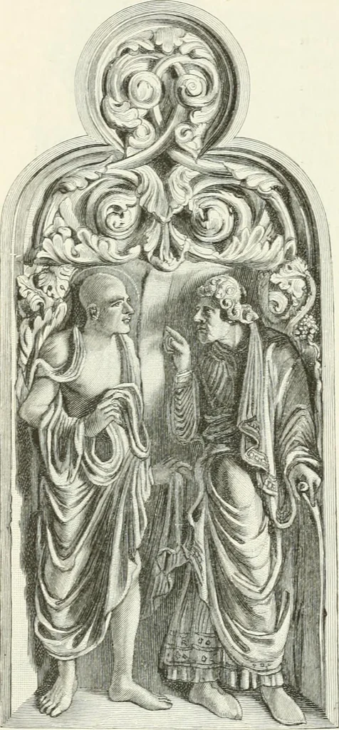 An illustration from Deutsche Kunstgeschichte, 1888, leaf 199
