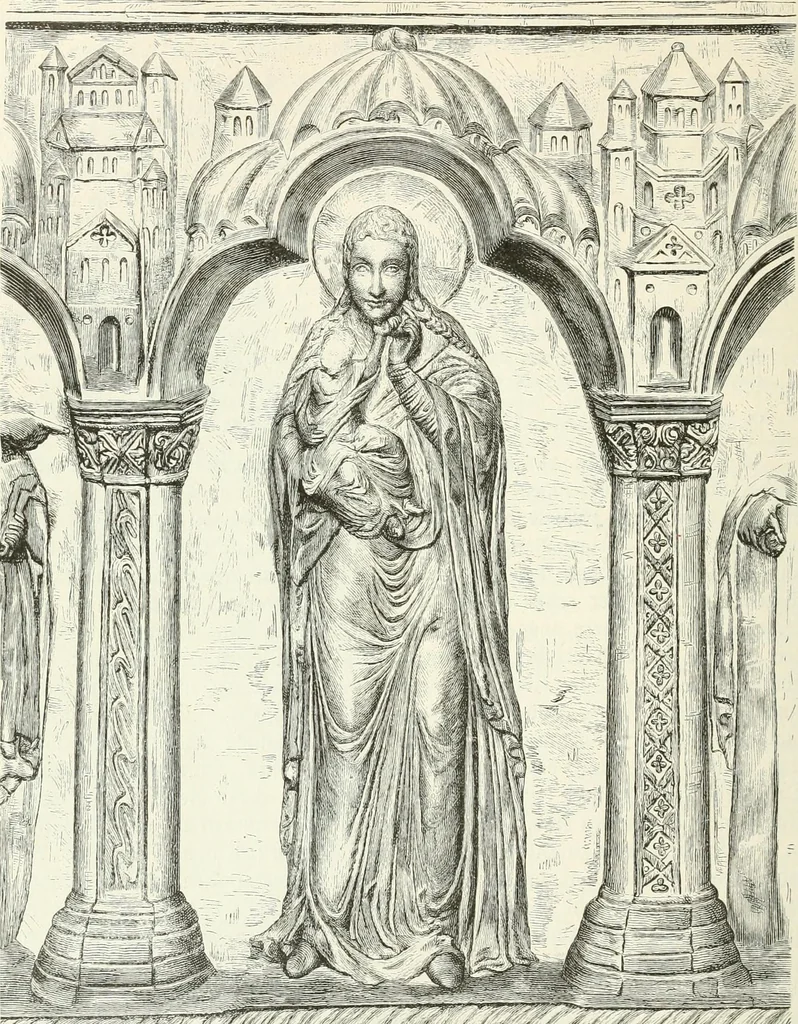 An illustration from Deutsche Kunstgeschichte, 1888, leaf 201