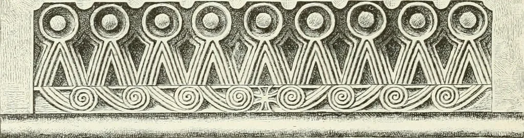 An illustration from Deutsche Kunstgeschichte, 1888, leaf 21