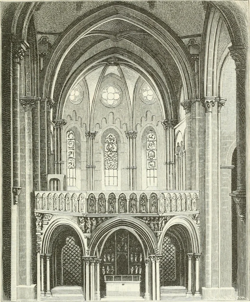 An illustration from Deutsche Kunstgeschichte, 1888, leaf 216
