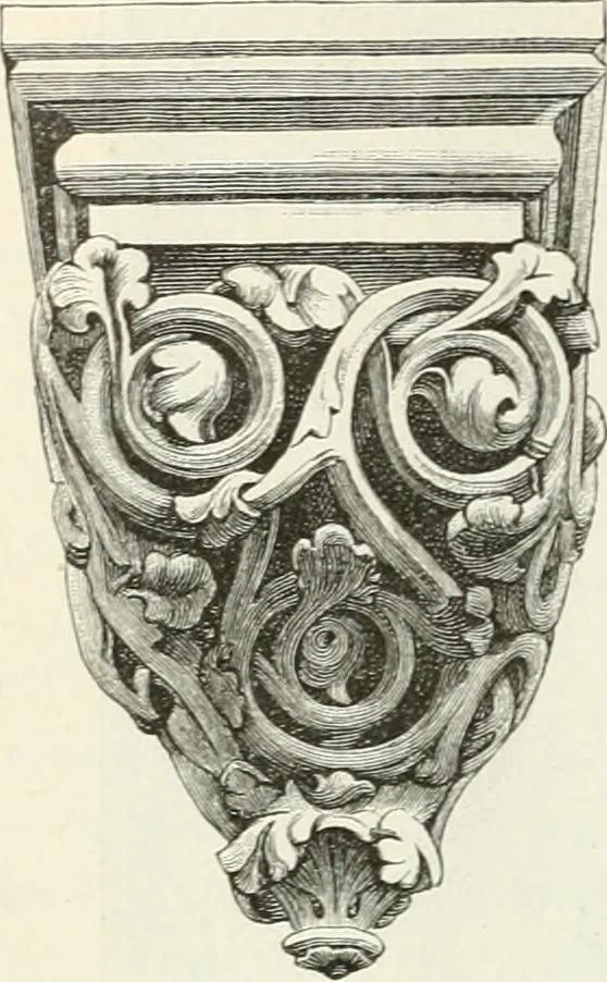 An illustration from Deutsche Kunstgeschichte, 1888, leaf 217