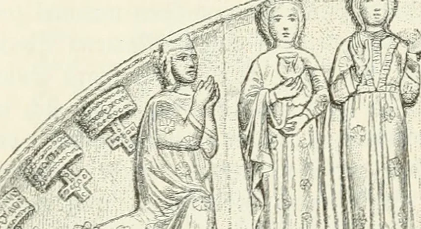 An illustration from Deutsche Kunstgeschichte, 1888, leaf 23