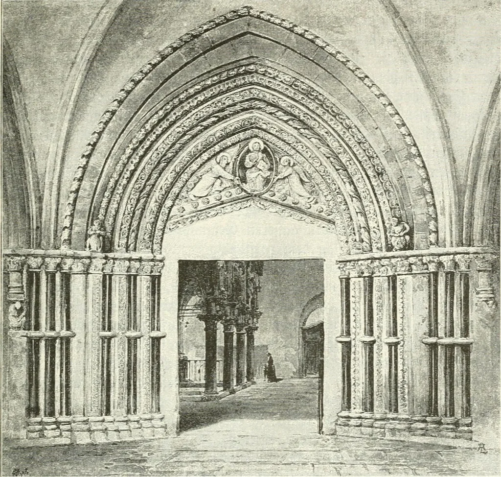 An illustration from Deutsche Kunstgeschichte, 1888, leaf 230