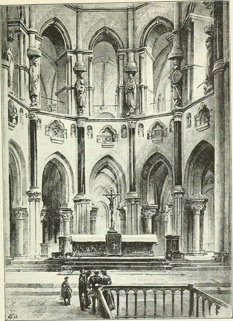 An illustration from Deutsche Kunstgeschichte, 1888, leaf 234