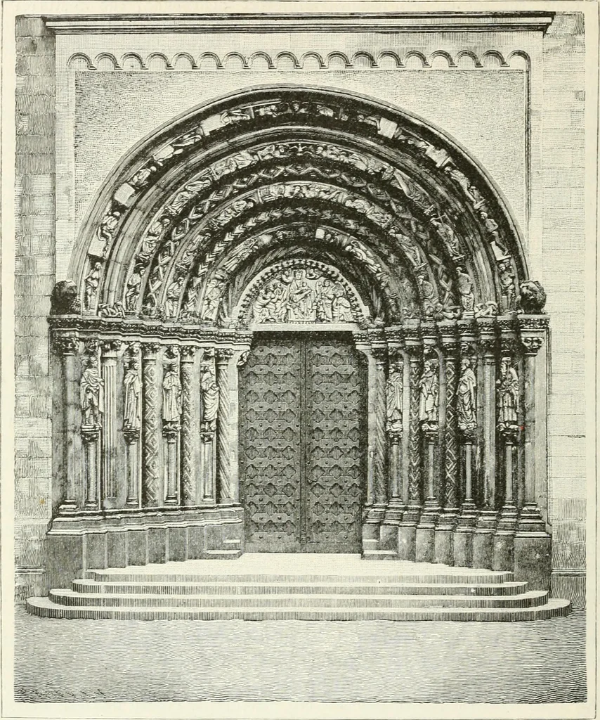 An illustration from Deutsche Kunstgeschichte, 1888, leaf 237