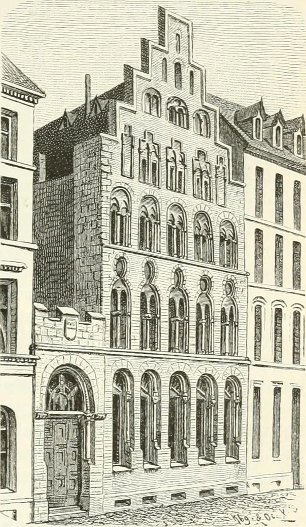 An illustration from Deutsche Kunstgeschichte, 1888, leaf 242