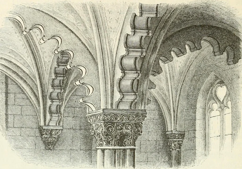 An illustration from Deutsche Kunstgeschichte, 1888, leaf 243