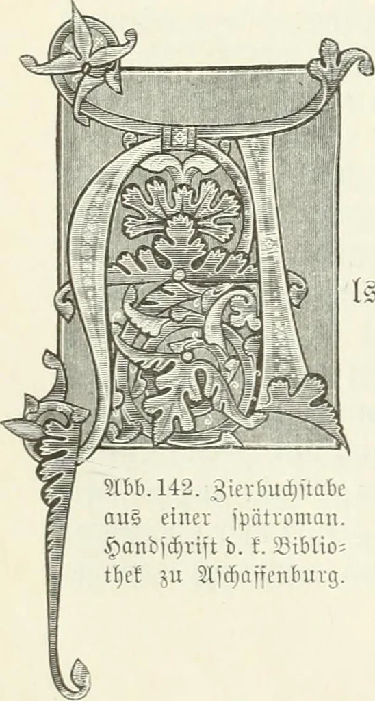 An illustration from Deutsche Kunstgeschichte, 1888, leaf 243