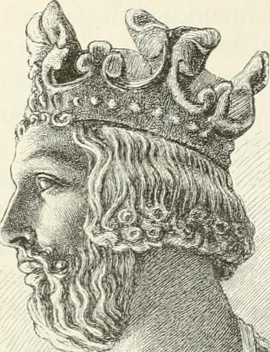 An illustration from Deutsche Kunstgeschichte, 1888, leaf 247