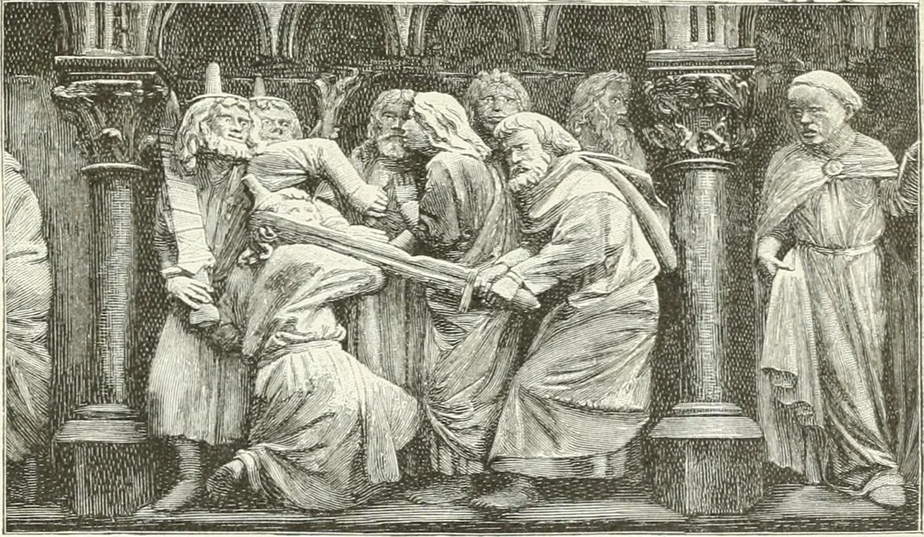An illustration from Deutsche Kunstgeschichte, 1888, leaf 252