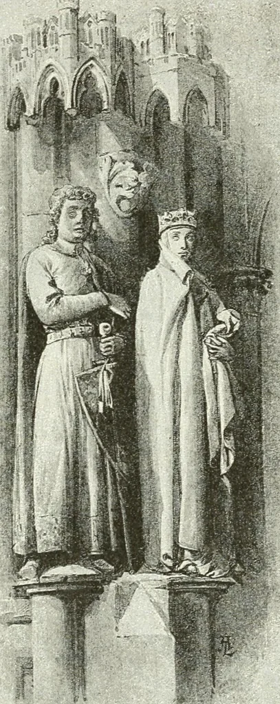 An illustration from Deutsche Kunstgeschichte, 1888, leaf 255