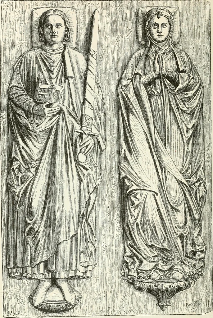 An illustration from Deutsche Kunstgeschichte, 1888, leaf 257