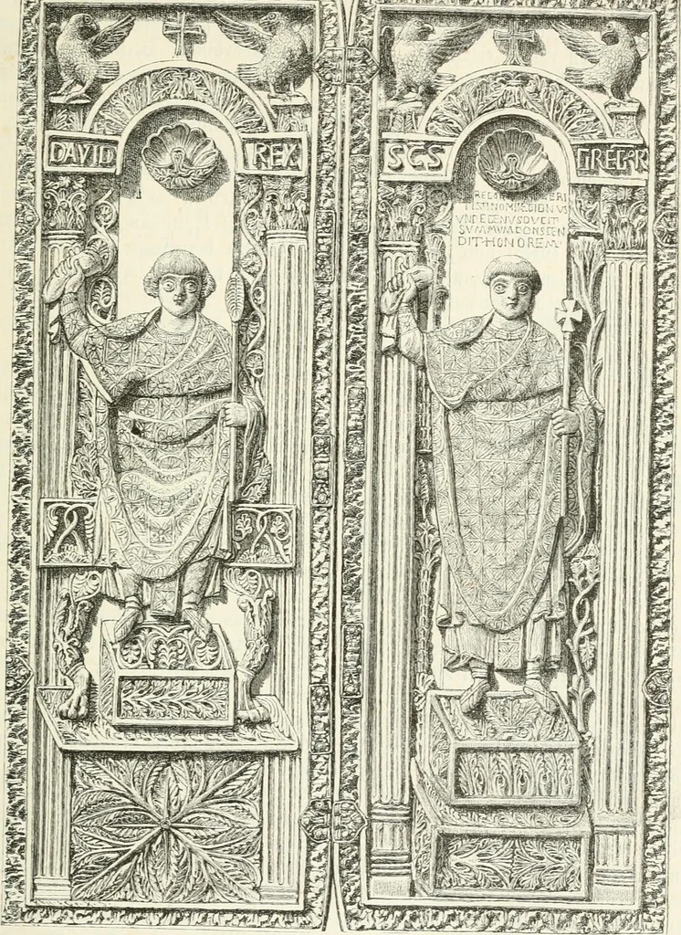 An illustration from Deutsche Kunstgeschichte, 1888, leaf 26