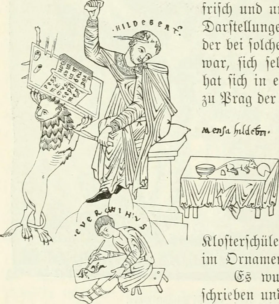 An illustration from Deutsche Kunstgeschichte, 1888, leaf 263