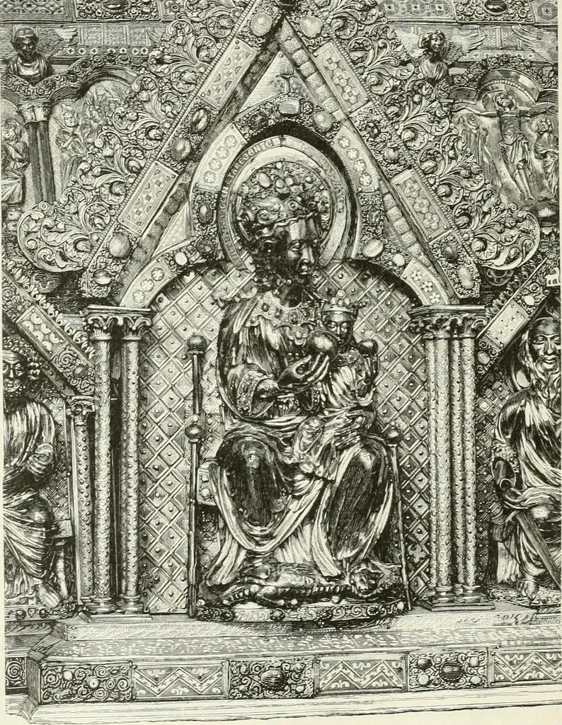 An illustration from Deutsche Kunstgeschichte, 1888, leaf 265