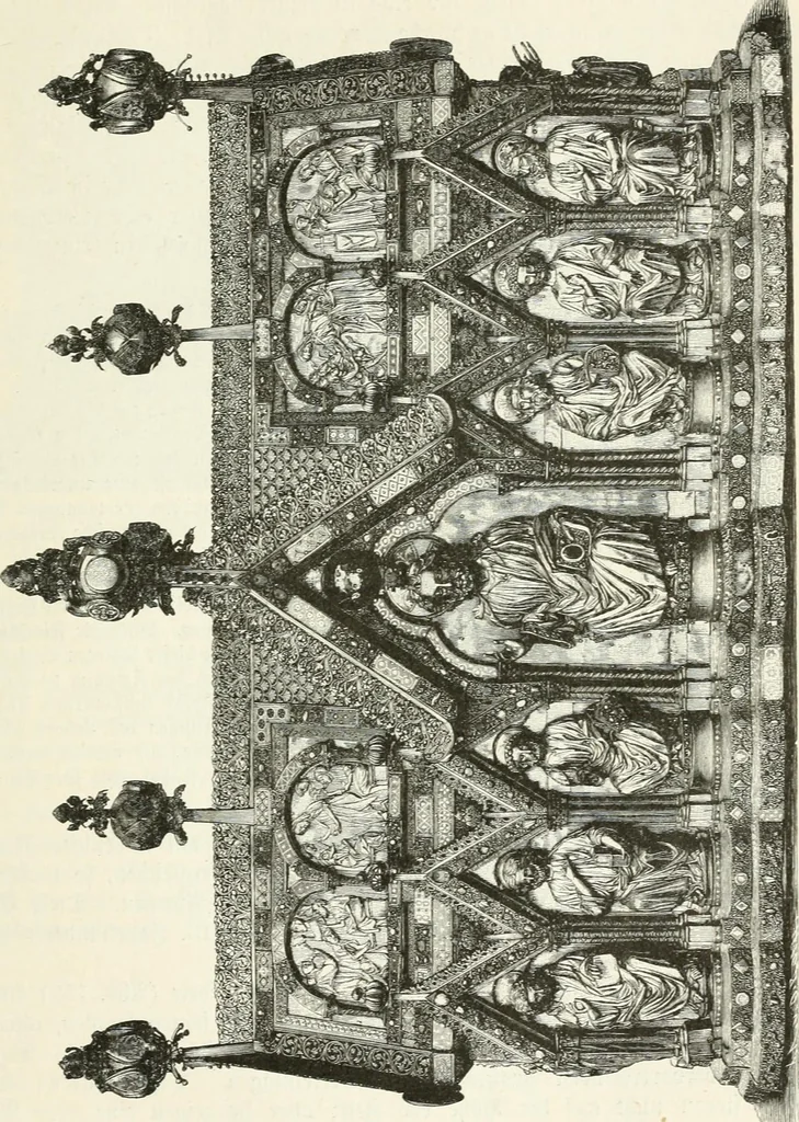 An illustration from Deutsche Kunstgeschichte, 1888, leaf 266