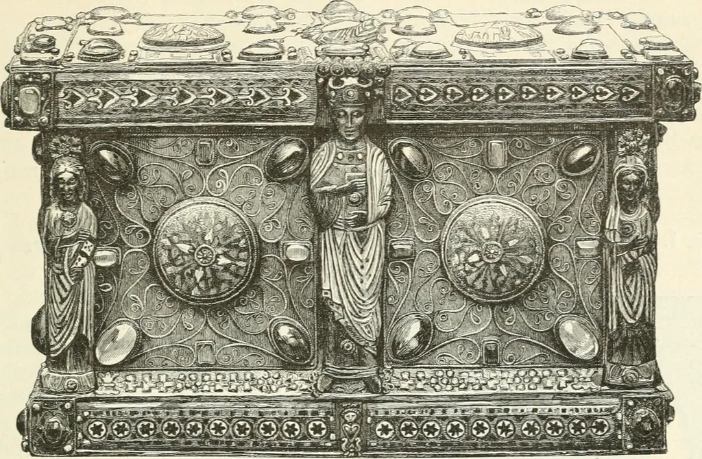 An illustration from Deutsche Kunstgeschichte, 1888, leaf 268