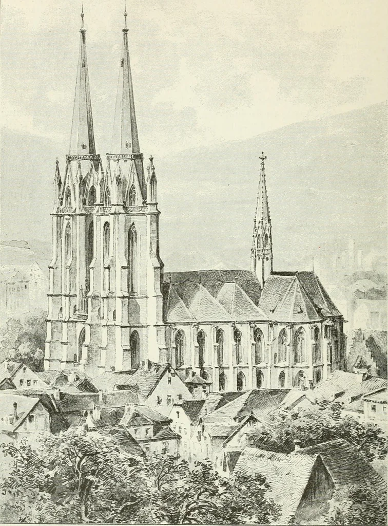 An illustration from Deutsche Kunstgeschichte, 1888, leaf 281