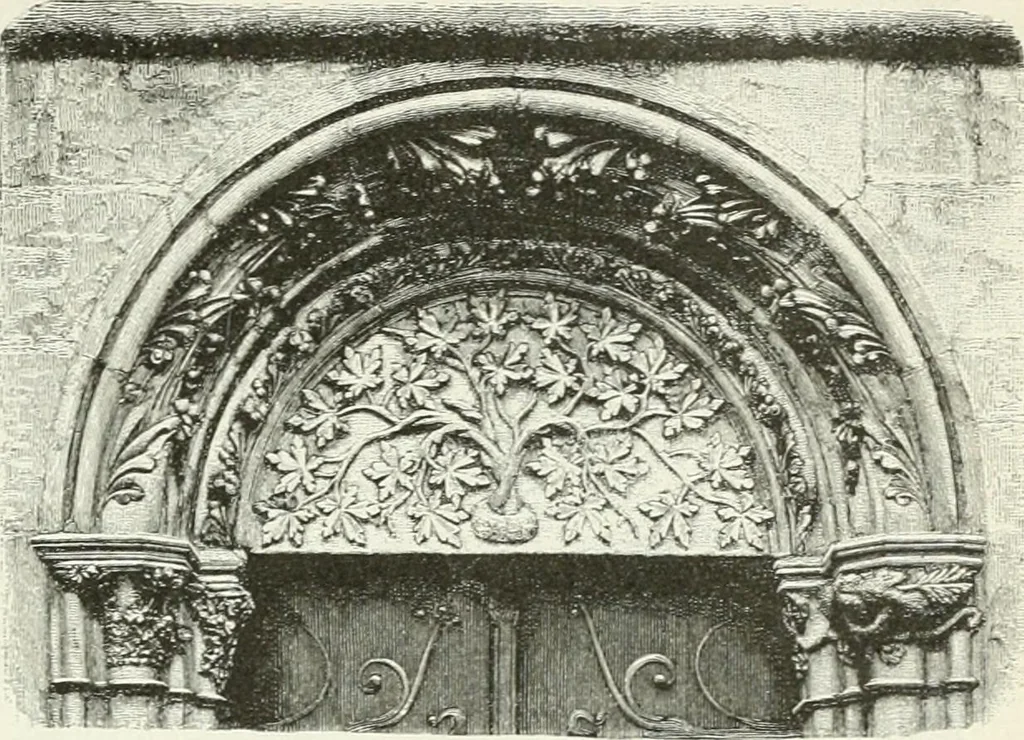 An illustration from Deutsche Kunstgeschichte, 1888, leaf 284