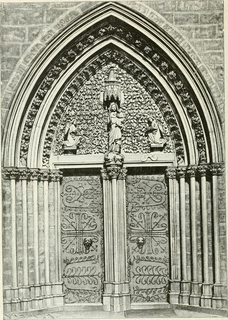 An illustration from Deutsche Kunstgeschichte, 1888, leaf 285