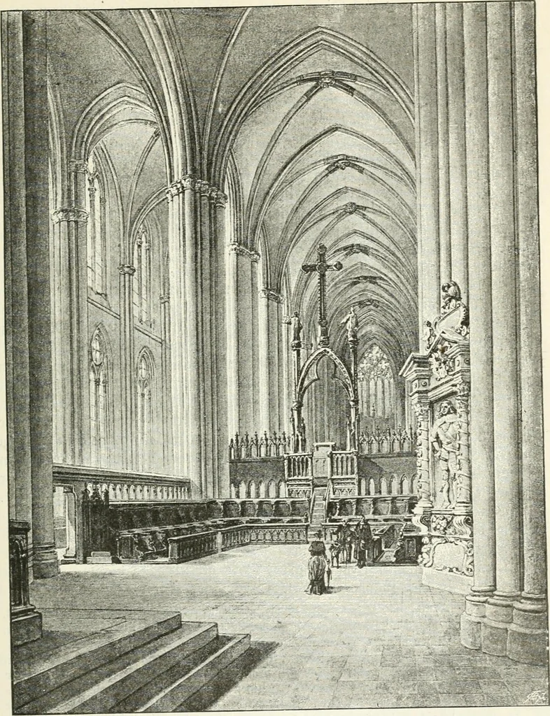 An illustration from Deutsche Kunstgeschichte, 1888, leaf 286