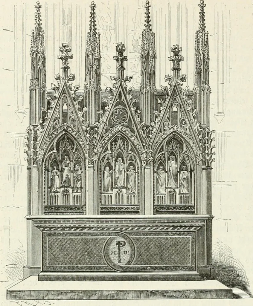 An illustration from Deutsche Kunstgeschichte, 1888, leaf 289