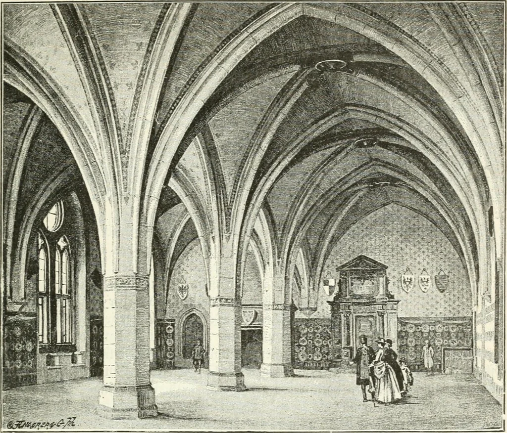 An illustration from Deutsche Kunstgeschichte, 1888, leaf 290