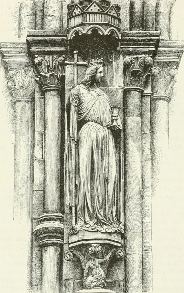 An illustration from Deutsche Kunstgeschichte, 1888, leaf 299