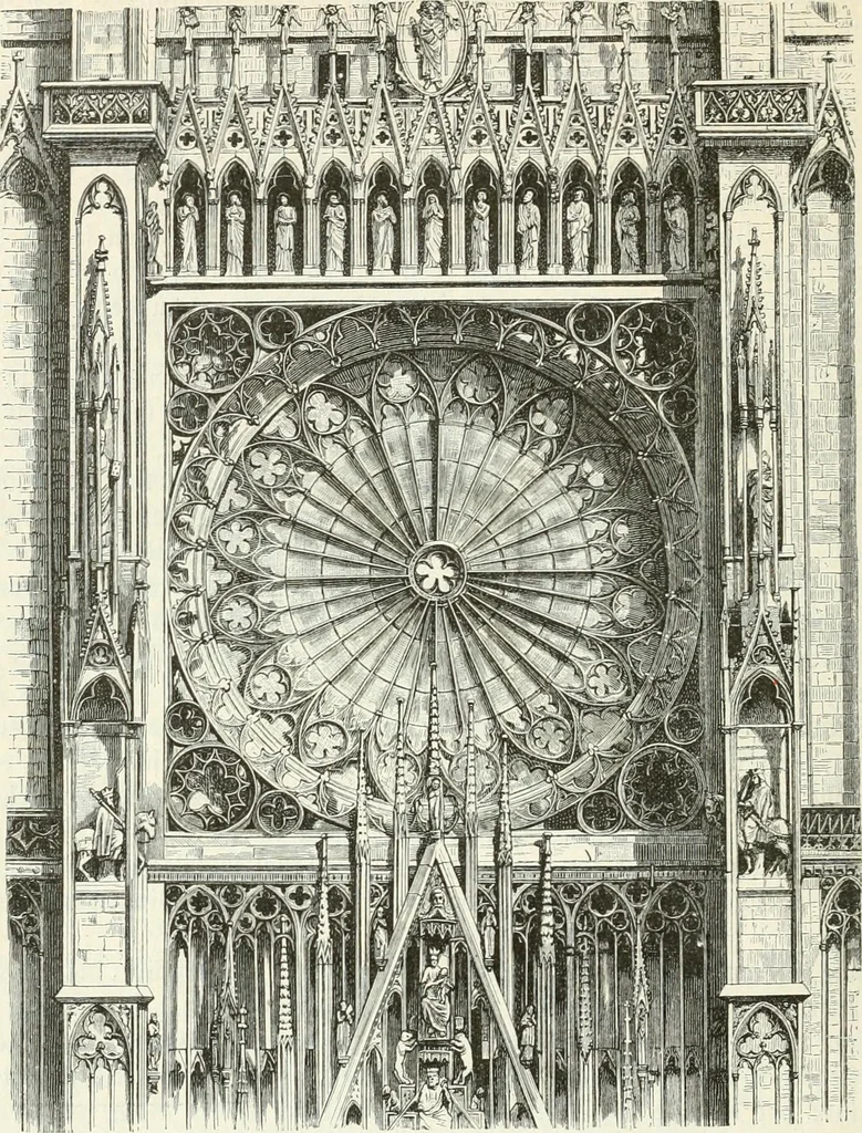 An illustration from Deutsche Kunstgeschichte, 1888, leaf 307