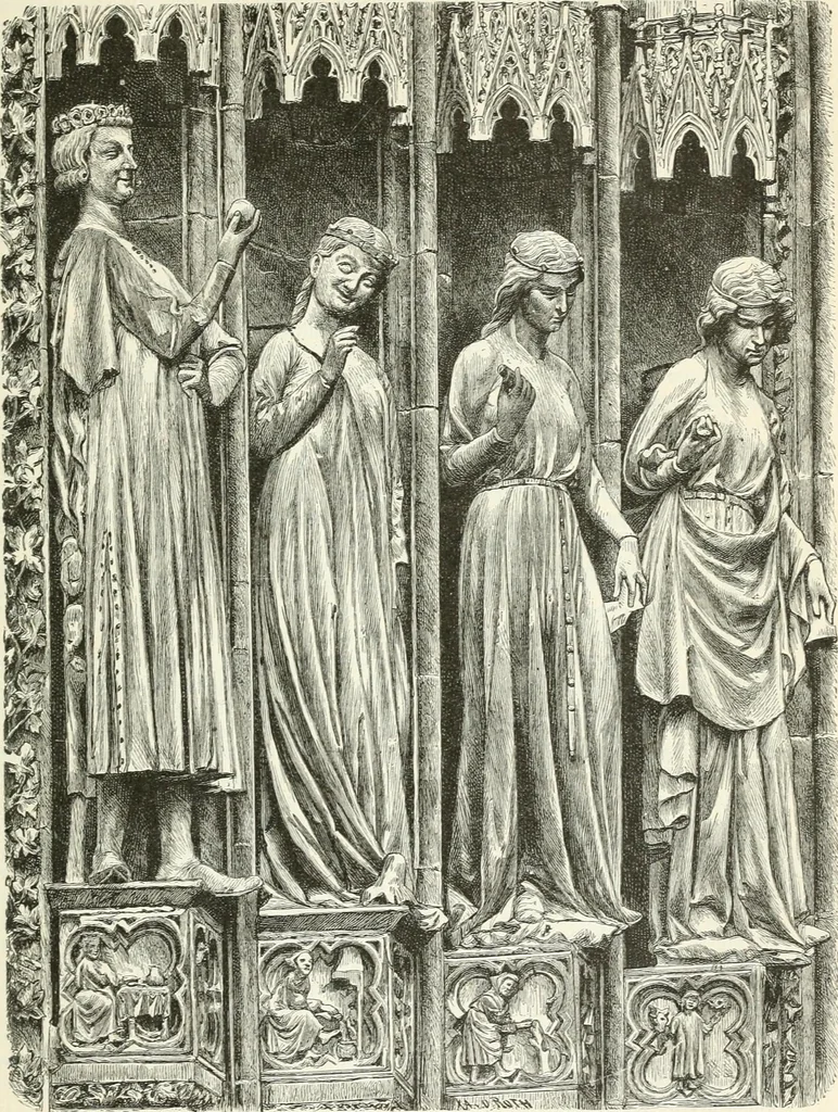 An illustration from Deutsche Kunstgeschichte, 1888, leaf 310