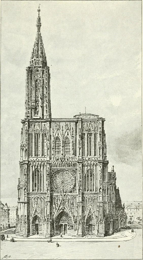 An illustration from Deutsche Kunstgeschichte, 1888, leaf 316