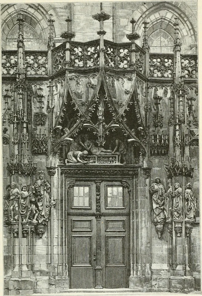 An illustration from Deutsche Kunstgeschichte, 1888, leaf 320