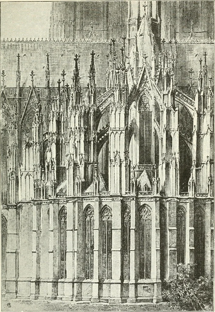 An illustration from Deutsche Kunstgeschichte, 1888, leaf 324