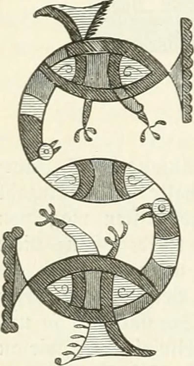 An illustration from Deutsche Kunstgeschichte, 1888, leaf 33