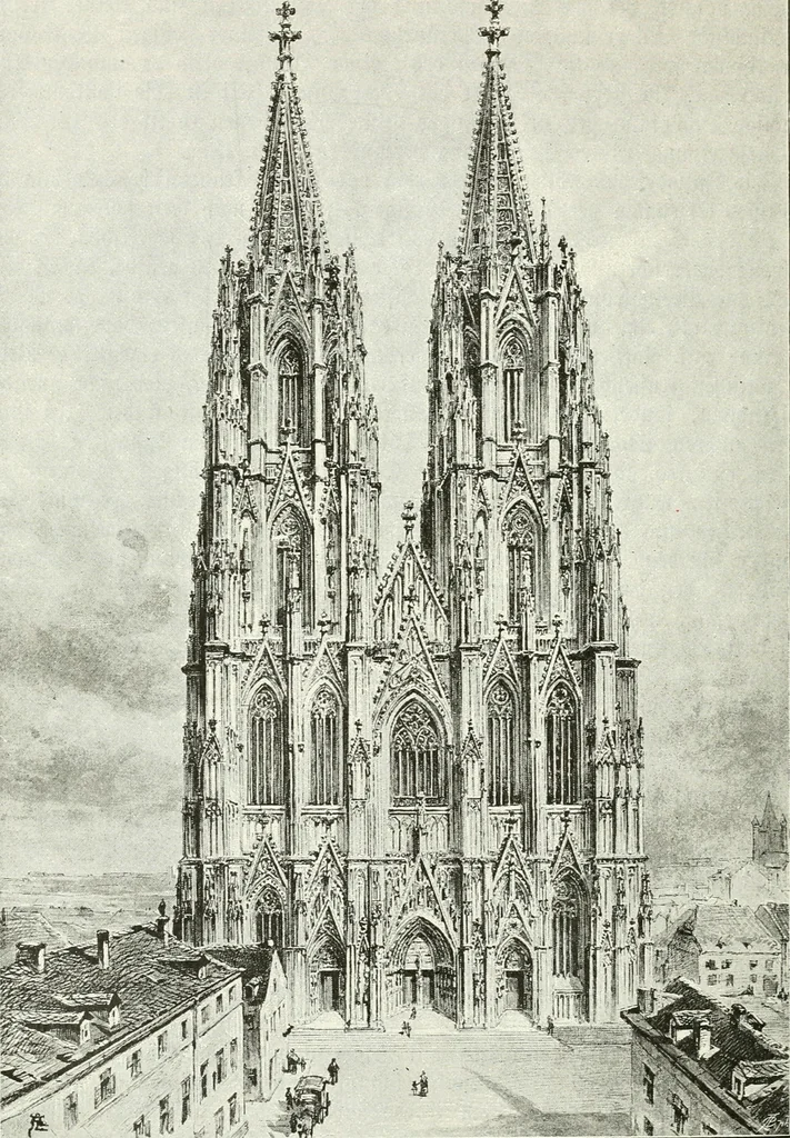 An illustration from Deutsche Kunstgeschichte, 1888, leaf 331