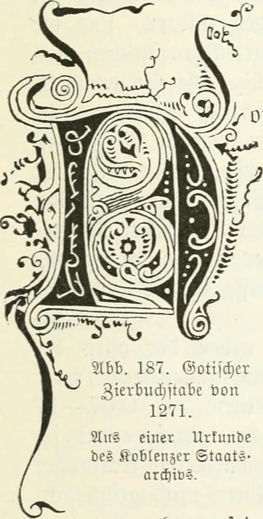 An illustration from Deutsche Kunstgeschichte, 1888, leaf 332