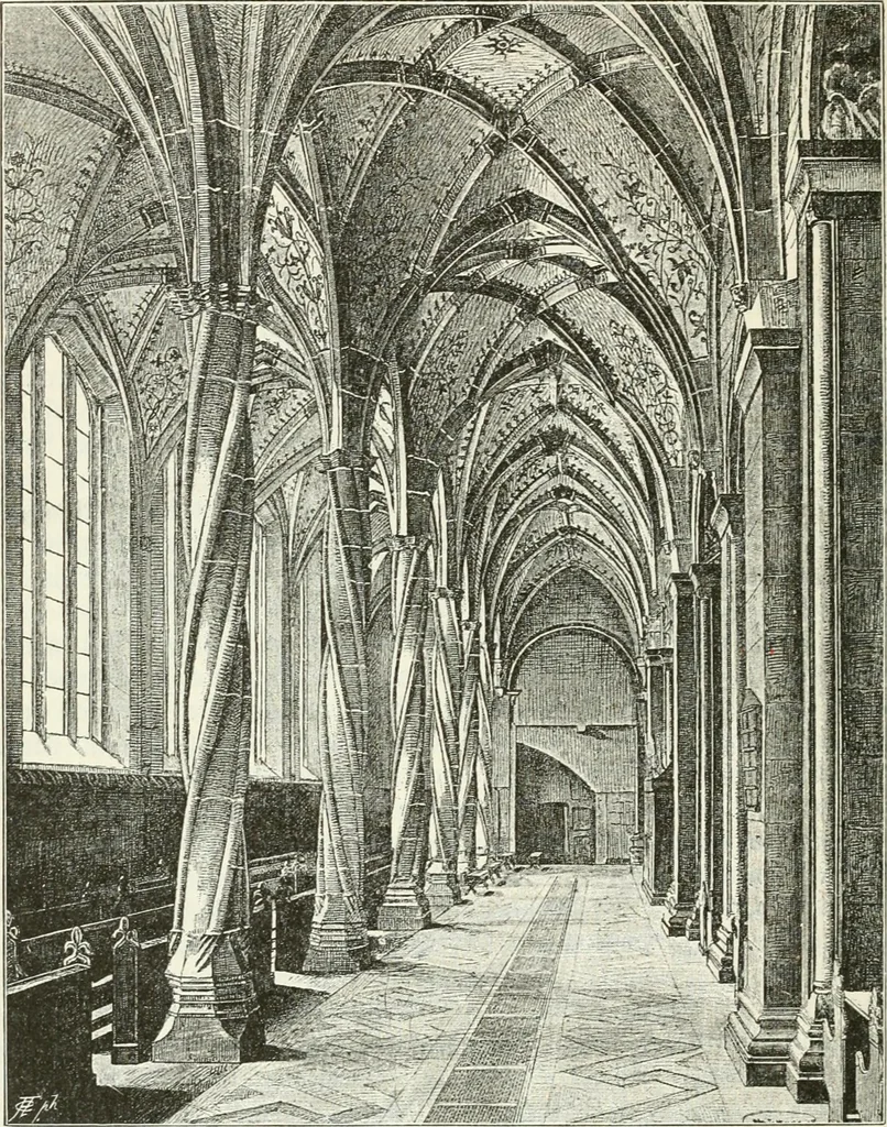 An illustration from Deutsche Kunstgeschichte, 1888, leaf 345