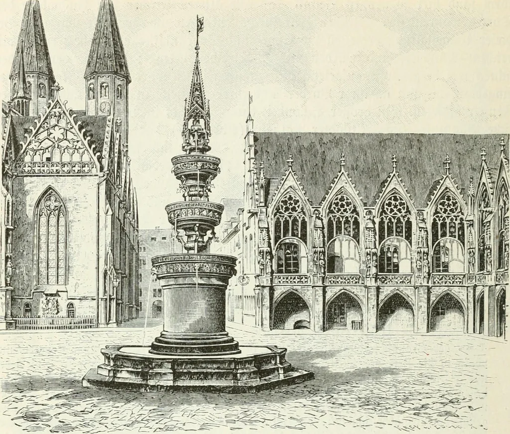 An illustration from Deutsche Kunstgeschichte, 1888, leaf 347