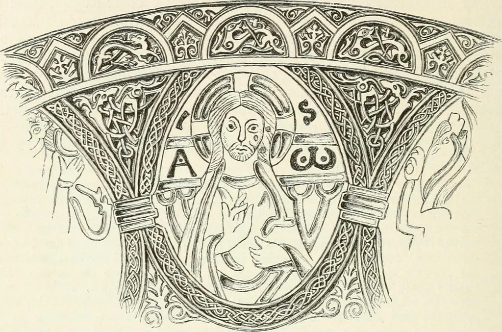 An illustration from Deutsche Kunstgeschichte, 1888, leaf 35