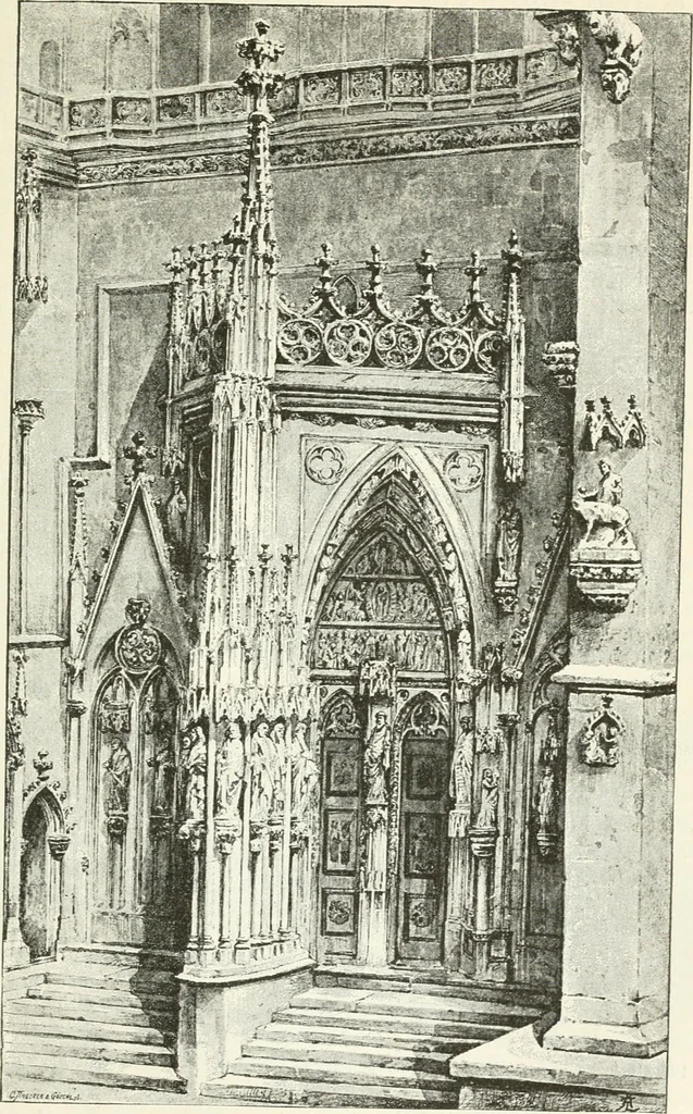 An illustration from Deutsche Kunstgeschichte, 1888, leaf 352