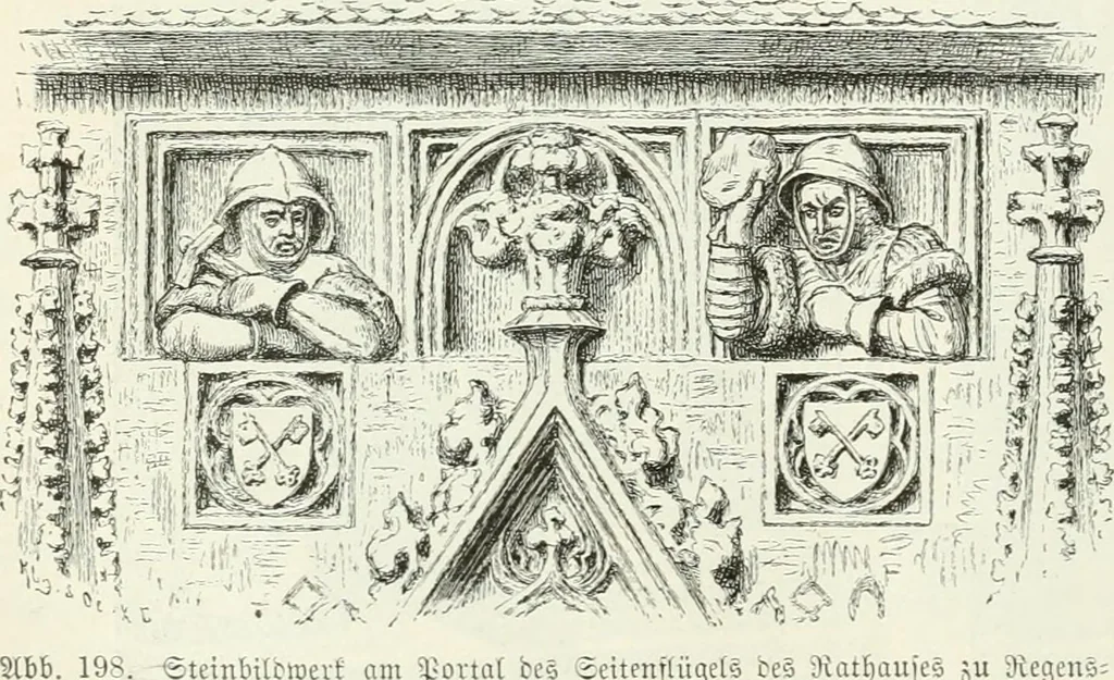 An illustration from Deutsche Kunstgeschichte, 1888, leaf 353